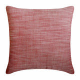 Checkmate Red - Red Cotton Decorative Throw Cushion Cover