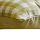 Family - Green Cotton Decorative Lumbar Cushion Cover