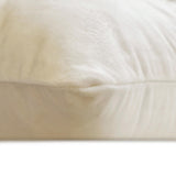 Crystal Flake - White Velvet Decorative Throw  Cushion Cover