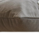 Holiday Season - Gray Linen Decorative Word  Lumbar Cushion Cover