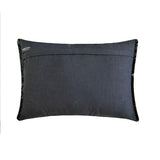Gothic Bats - Black Jacquard Decorative Lumbar  Cushion Cover