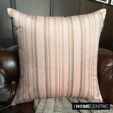 Stripe Flow Pink - Pink Velvet Stripes Throw Cushion Cover