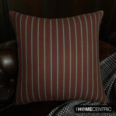 Linear Plush Throw Cushion Cover