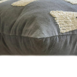 Ghostly Haunt - Gray Linen Spooky Decorative Throw Cushion Cover