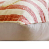Heart Check - Red Cotton Decorative Throw  Cushion Cover