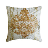 Shimmer Ornament Throw Cushion Cover