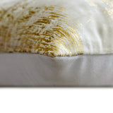 Xmas Star - Gold Velvet Handmade Throw Cushion Cover