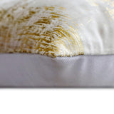 Gold Adornments - Gold Velvet Decorative Lumbar Cushion Cover