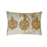 Gold Adornments - Gold Velvet Decorative Lumbar Cushion Cover