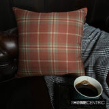 Plaidscape Terracotta Throw Cushion Cover