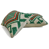 Casablanca Noel - Red & Green Jacquard Decorative Lumbar Cushion Cover