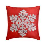 Snowlit Flake Throw Cushion Cover
