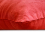 Holiday Ho Ho - Red Suede DecorativeHo Ho Ho Lumbar Cushion Cover