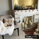 Gold Adornments - Gold Velvet Decorative Lumbar Cushion Cover