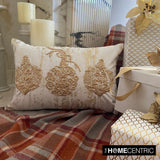 Gold Adornments - Gold Velvet Decorative Lumbar Cushion Cover