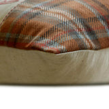 Thankful Harvest - Orange Velvet Happy Thanksgiving Throw Cushion Cover