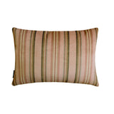 Linear Stripe Pink Lumbar Cushion Cover