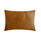 Plaidflow Beige - Beige Velvet Winter Plaid Lumbar Cushion Cover