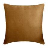 Plaidscape Orange - Orange Velvet Winter Plaid  Throw Cushion Cover