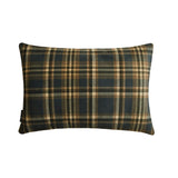 Plaidflow Navy Lumbar Cushion Cover