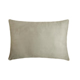 Plaidflow Gray - Gray Velvet Winter Plaid Lumbar Cushion Cover