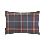 Plaidflow Blue Lumbar Cushion Cover