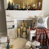 Frosted Fir - Green Jacquard Decorative Throw Cushion Cover