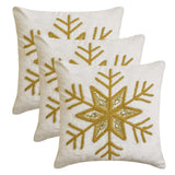 Gold Flake - Gold Velvet Handmade Throw Cushion Cover