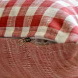 Jolly Santa - Red Cotton Decorative  Throw Cushion Cover