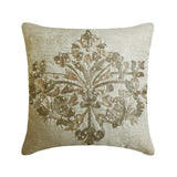 Deco Flake - Gold Jacquard Decorative  Throw Cushion Cover