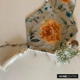 Orange Rosiness - Orange Cotton Decorative Table Runner