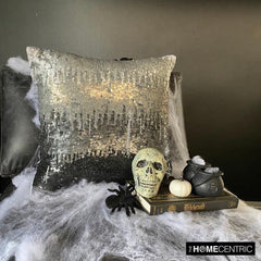 Knight Of Soul - Gray Art Silk Decorative Euro Sham