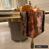Ombre Brown - Brown Velvet Decorative Table Runner