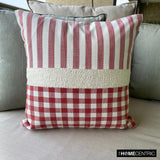 Jolly Santa - Red Cotton Decorative  Throw Cushion Cover
