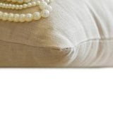 Beige Linen Home Decor Throw Cushion Cover - Snow Pearl Tree