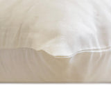 Sequined Antlers - White & Silver Silk  Decorative Throw  Cushion Cover