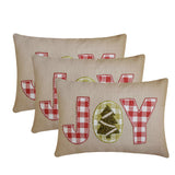 Joy - Beige Linen Decorative Lumbar Cushion Cover