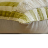 Reindeer Check - Green Cotton Decorative Throw  Cushion Cover