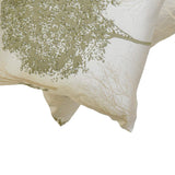 Frosted Fir - Green Jacquard Decorative Throw Cushion Cover
