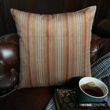 Stripe Flow Orange Throw Cushion Cover
