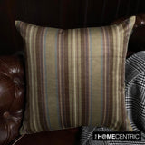 Stripe Flow Olive Throw Cushion Cover