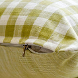 Elf Mischief - Green Cotton Handmade Throw Cushion Cover