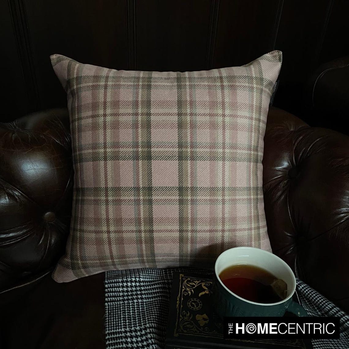 Plaidscape Pink Throw Cushion Cover
