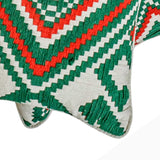 Casablanca Noel - Red & Green Jacquard Decorative Lumbar Cushion Cover