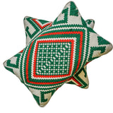 Casablanca Noel - Red & Green Jacquard Decorative Lumbar Cushion Cover