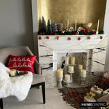 Falala - Red Silk Decorative Lumbar Cushion Cover