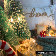 Dream - Gold Velvet Decorative Lumbar Cushion Cover