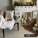 Luxe Ornament - Gold Velvet Decorative Throw  Cushion Cover