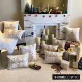 Luxe Ornament - Gold Velvet Decorative Throw  Cushion Cover