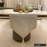Eleganza - Ivory Jute Linen Decorative Table Runner